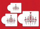 chandelier stencil set