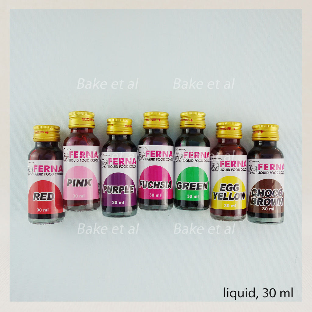 Ferna Liquid Food Color – Love2Bake Philippines