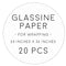 glassine paper 20pcs