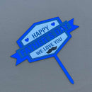 acrylic toppers - father