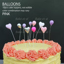 topper balloon heart 10pcs