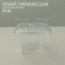 dessert container clear (1pc)