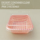 dessert container clear (1pc)