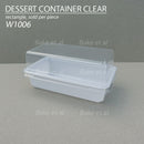 dessert container clear (1pc)