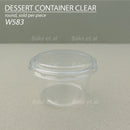 dessert container clear (1pc)