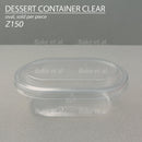 dessert container clear (1pc)