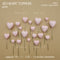 3D heart topper 20pcs