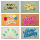 plastic picks - birthday