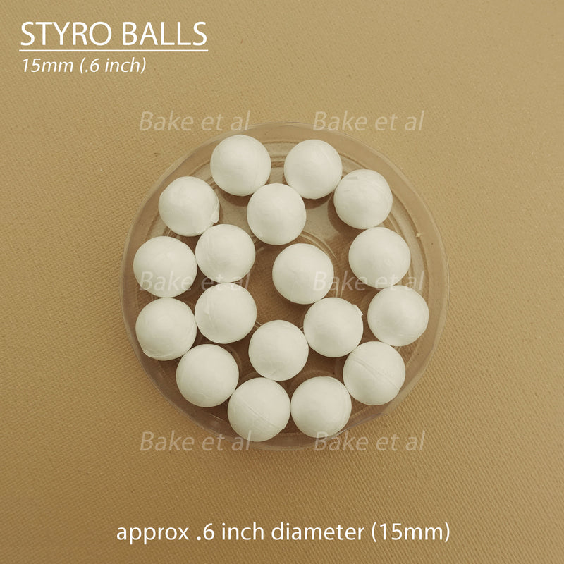styro ball – bake