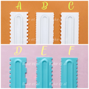 cake comb / scraper