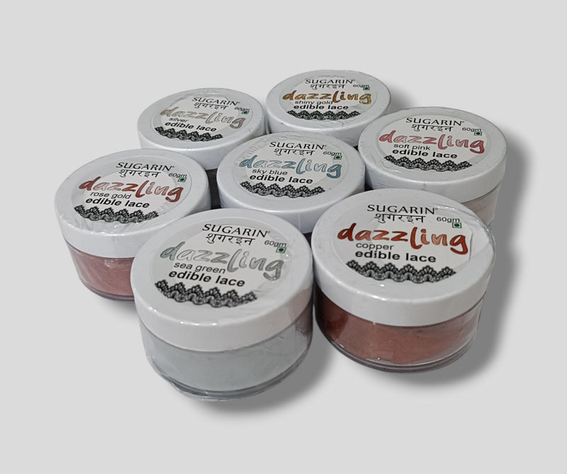 edible lace dazzling 60g, sugarin
