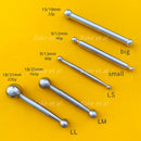 ball tools stainless (per piece)