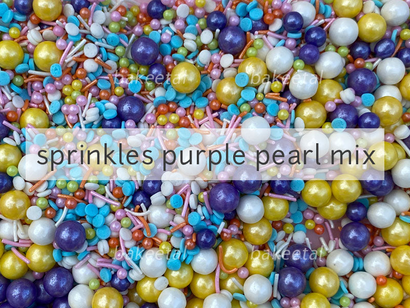 sprinkles purple pearl mix