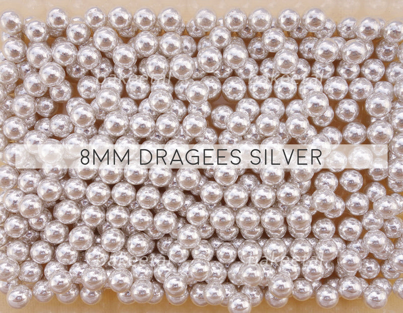 dragees silver