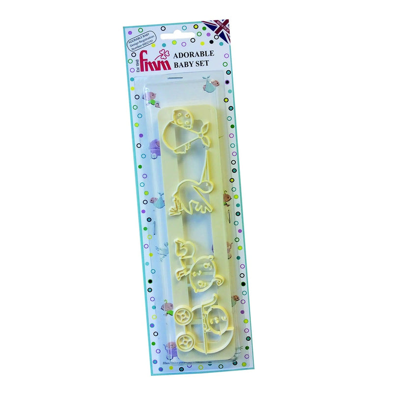 adorable baby tappits cutter, fmm