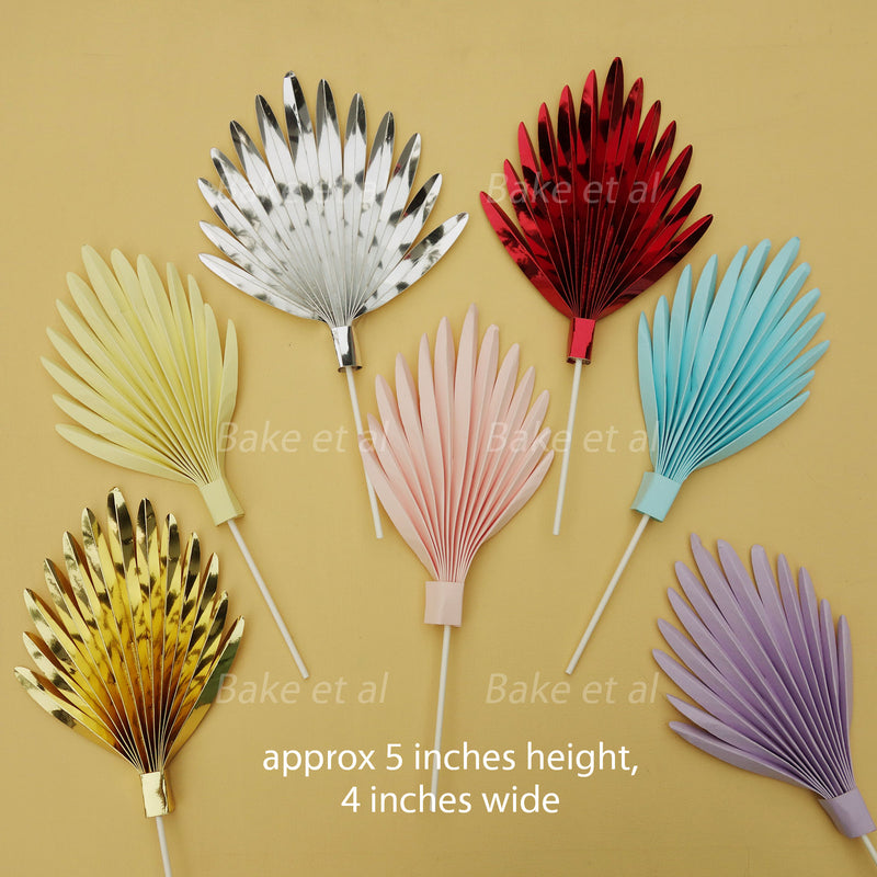 fan (paper) toppers – bake