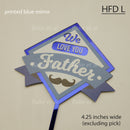 acrylic toppers - father