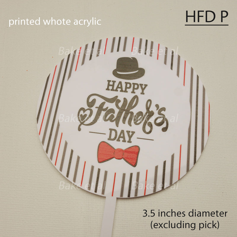 acrylic toppers - father