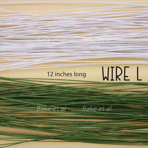 floral wire L (100pcs)