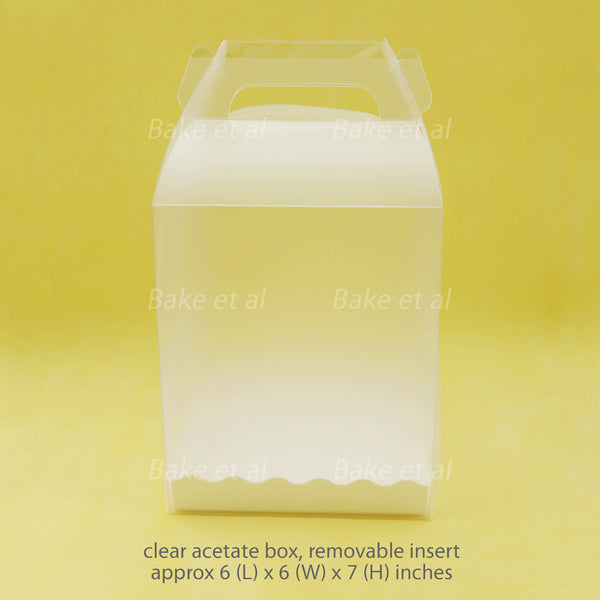acetate box with handle