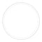 clear acrylic round disc 3mm with .25" guide