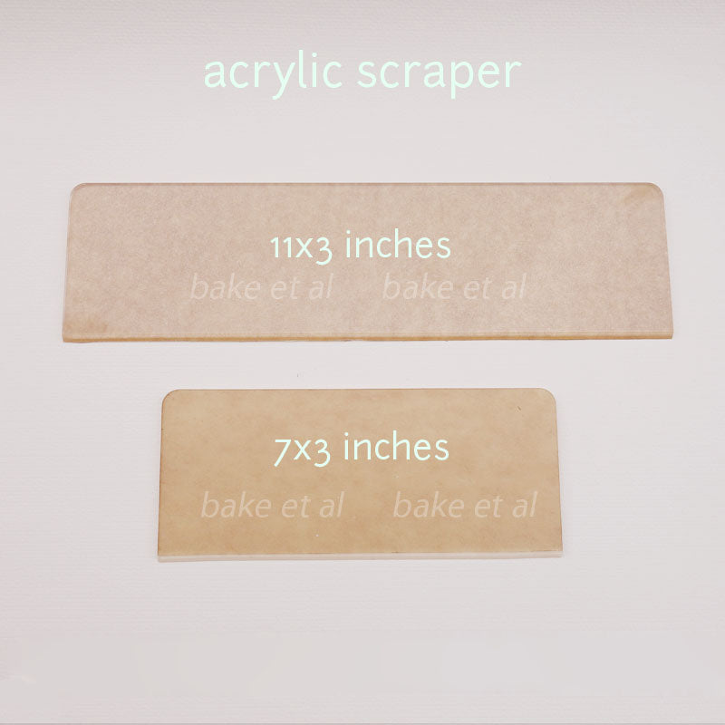 acrylic scraper