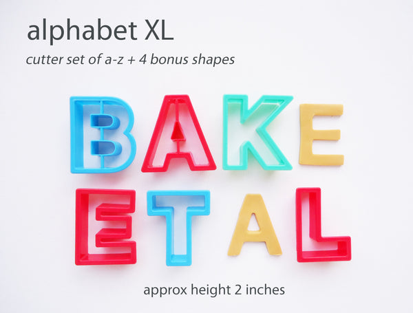 Cutters Alphabet – bake