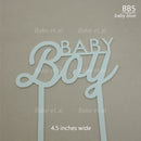 acrylic toppers - baby