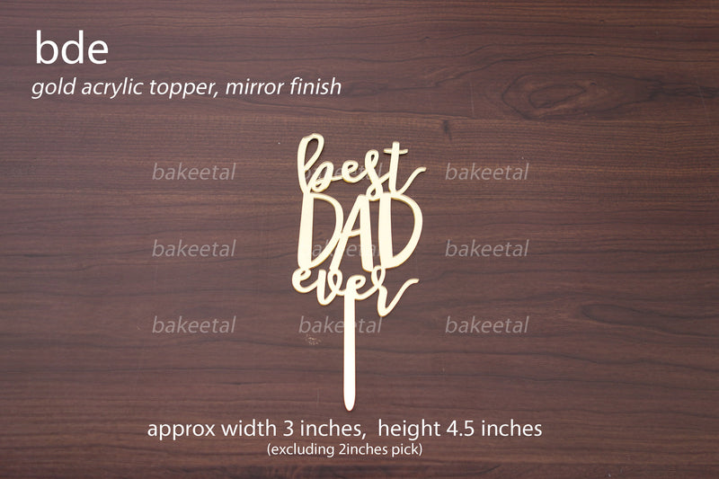 acrylic toppers - father