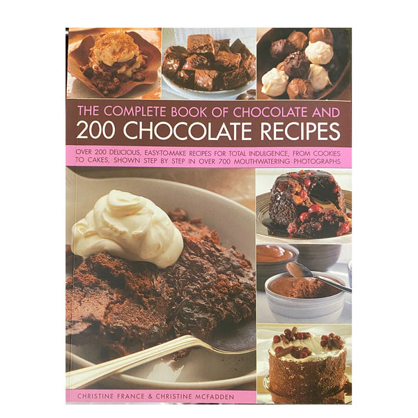 200 choco recipes book, christine france & mcfadden