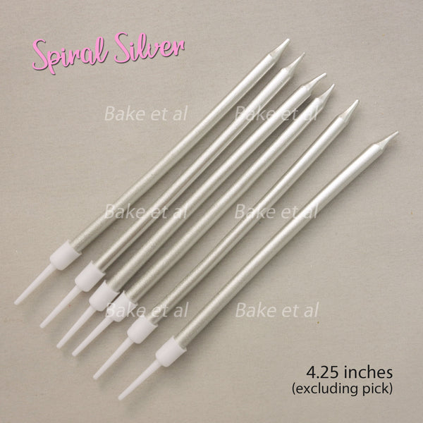 candle stick silver (6pcs)