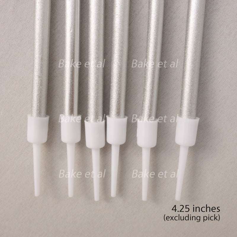 candle stick silver (6pcs)