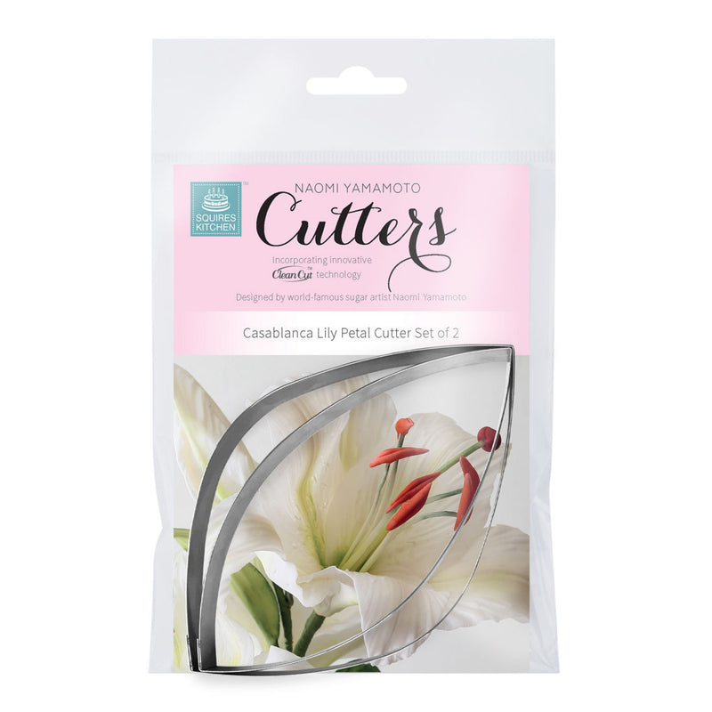 casablanca lily petal cutter set, squires kitchen