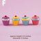 F cupcake jar