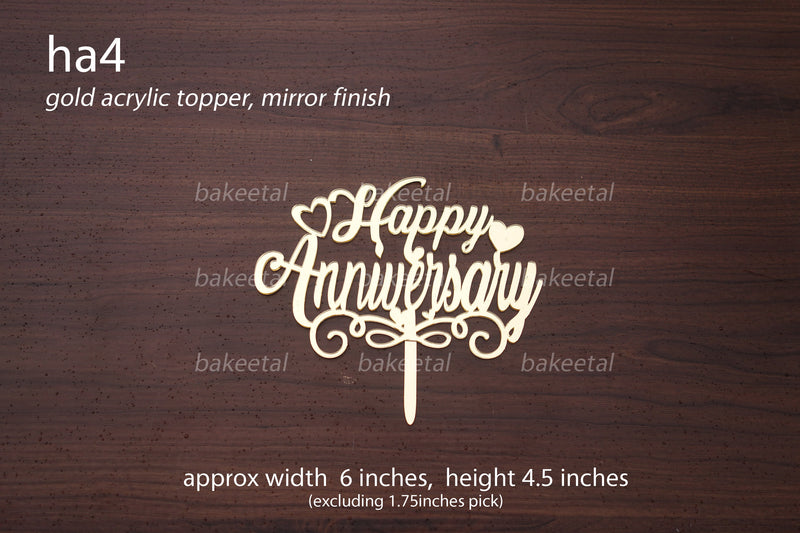 acrylic toppers -  anniversary / monthsary