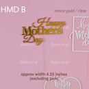 acrylic toppers - mother