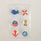 royal icing topper nautical