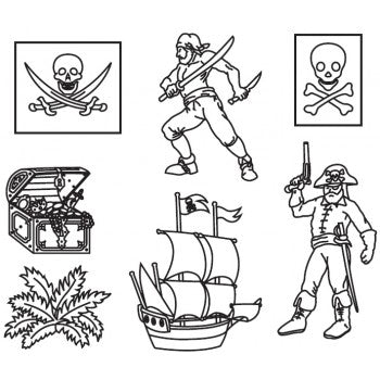 pirates cutter set, patchwork cutters
