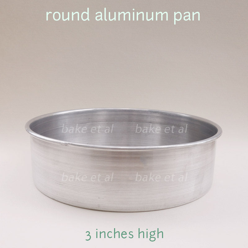 round baking pan 3inches high