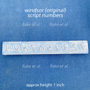 clikstix script number cutter, windsor