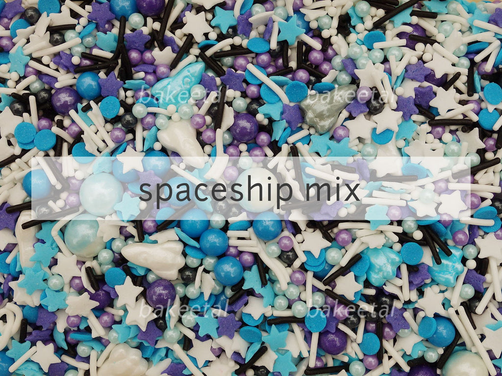 sprinkles space ship mix – bake