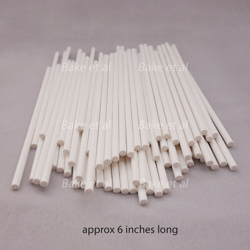 sucker / lollipop sticks white
