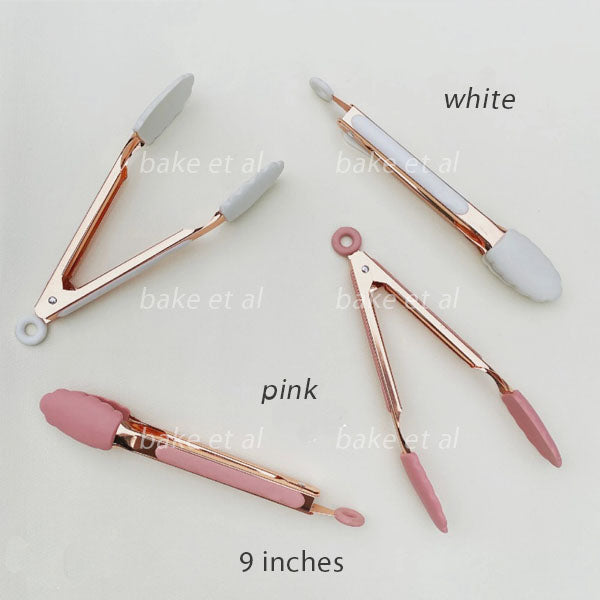 tong rose gold handle 9 inches (2023SALE)